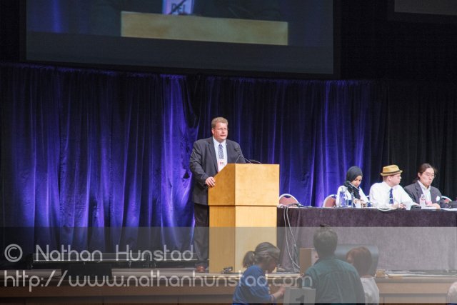 Dan McConnell at the 2013 Minneapolis DFL Convention